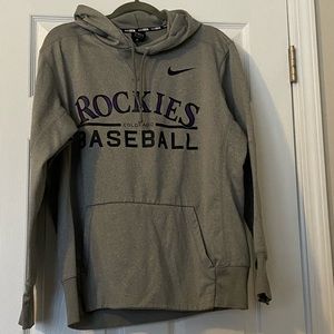 Men’s Nike Colorado Rockies Baseball Hoodie Size L